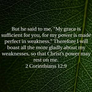 2 Cortinthians 12:9